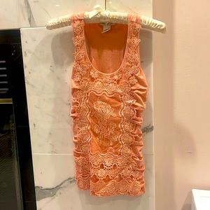 Arden B tank  peach Xs NWOT NEVER WORN